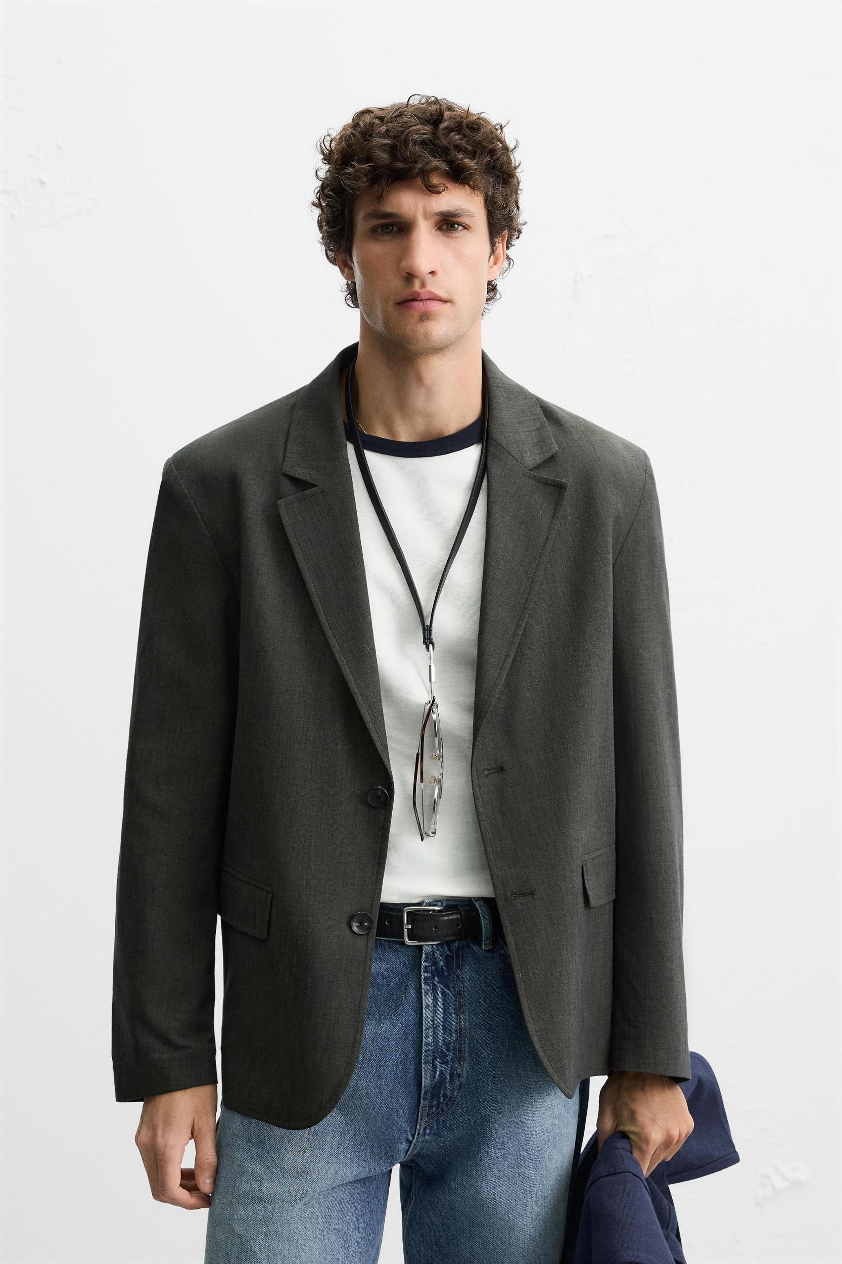 TEXTURED BLAZER Product Image