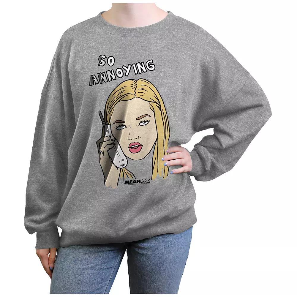 Juniors' Mean Girls Karen Smith So Annoying Graphic Fleece, Girl's,  Product Image