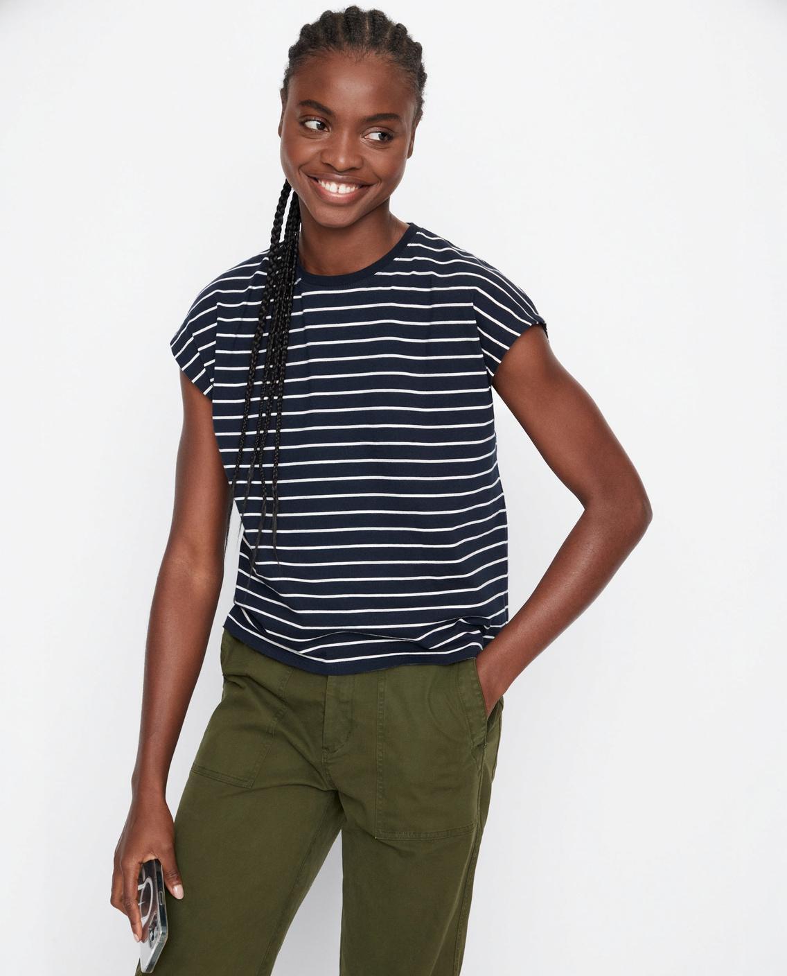 The Honoree - Navy/Cream Female Product Image