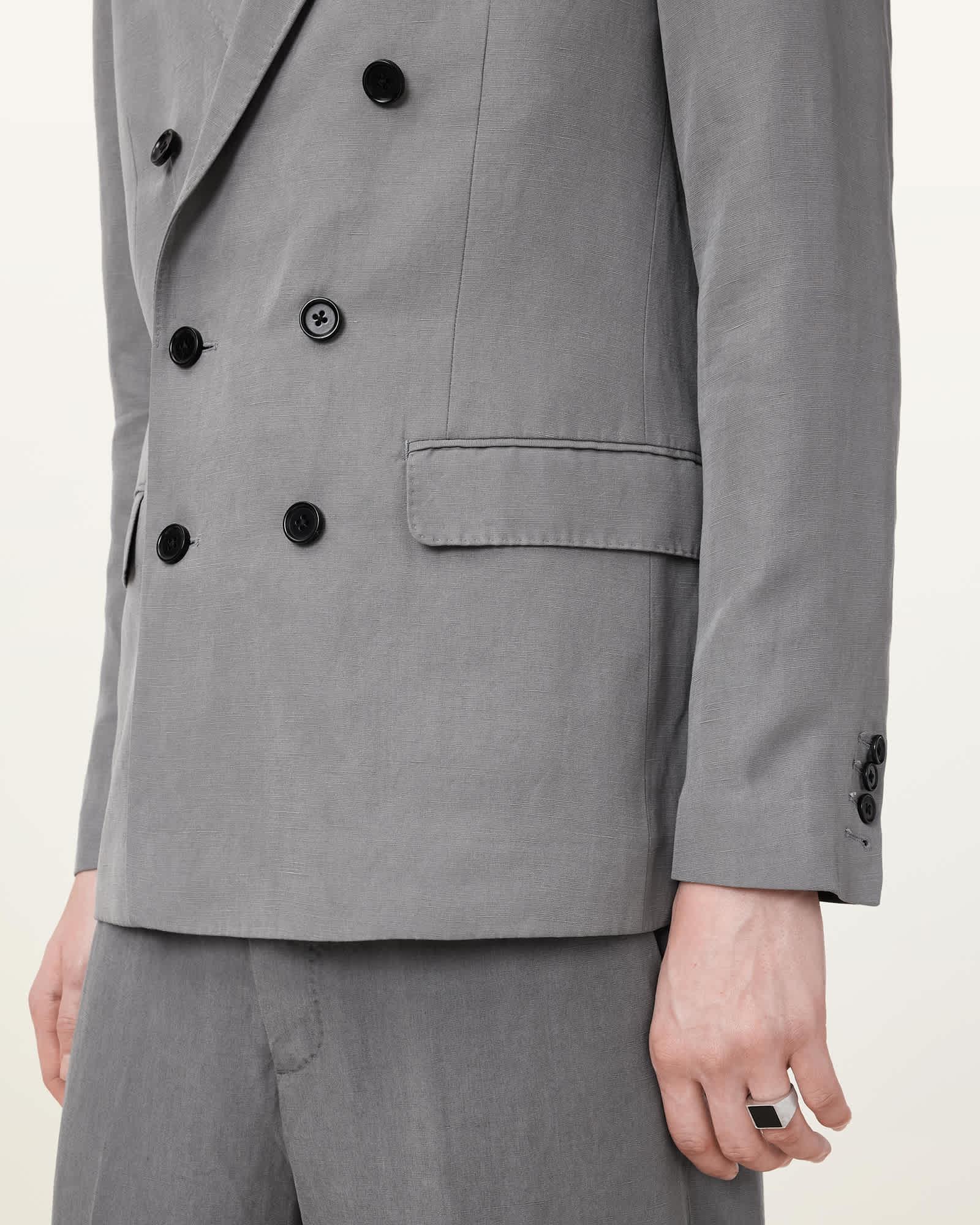 Orpheus Double Breasted Relaxed Blazer Product Image