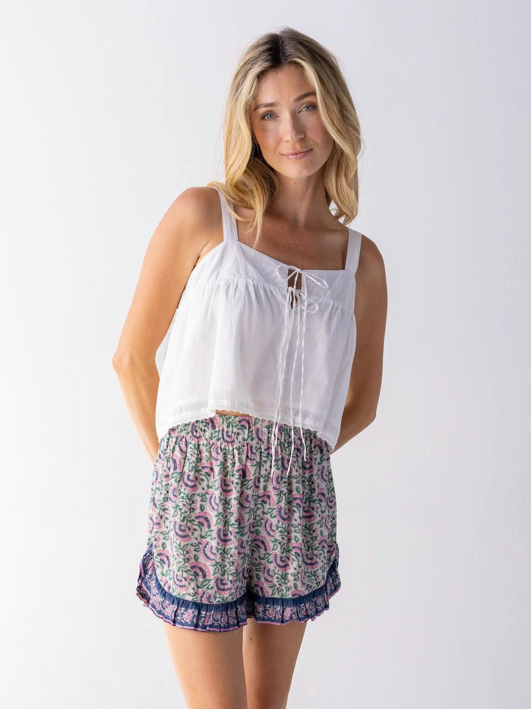 Get Up & Go Ruffle Shorts Product Image