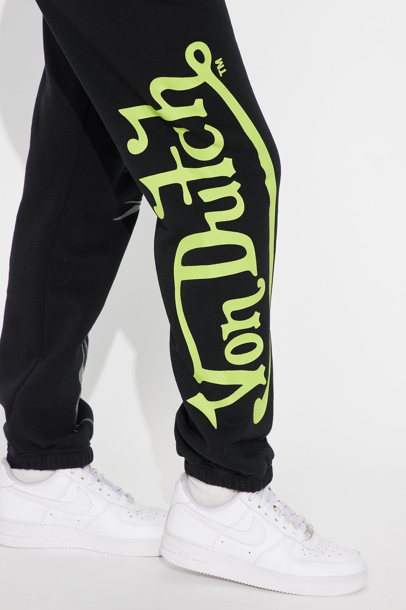 Von Dutch Car Show Jogger - Black/Green Product Image