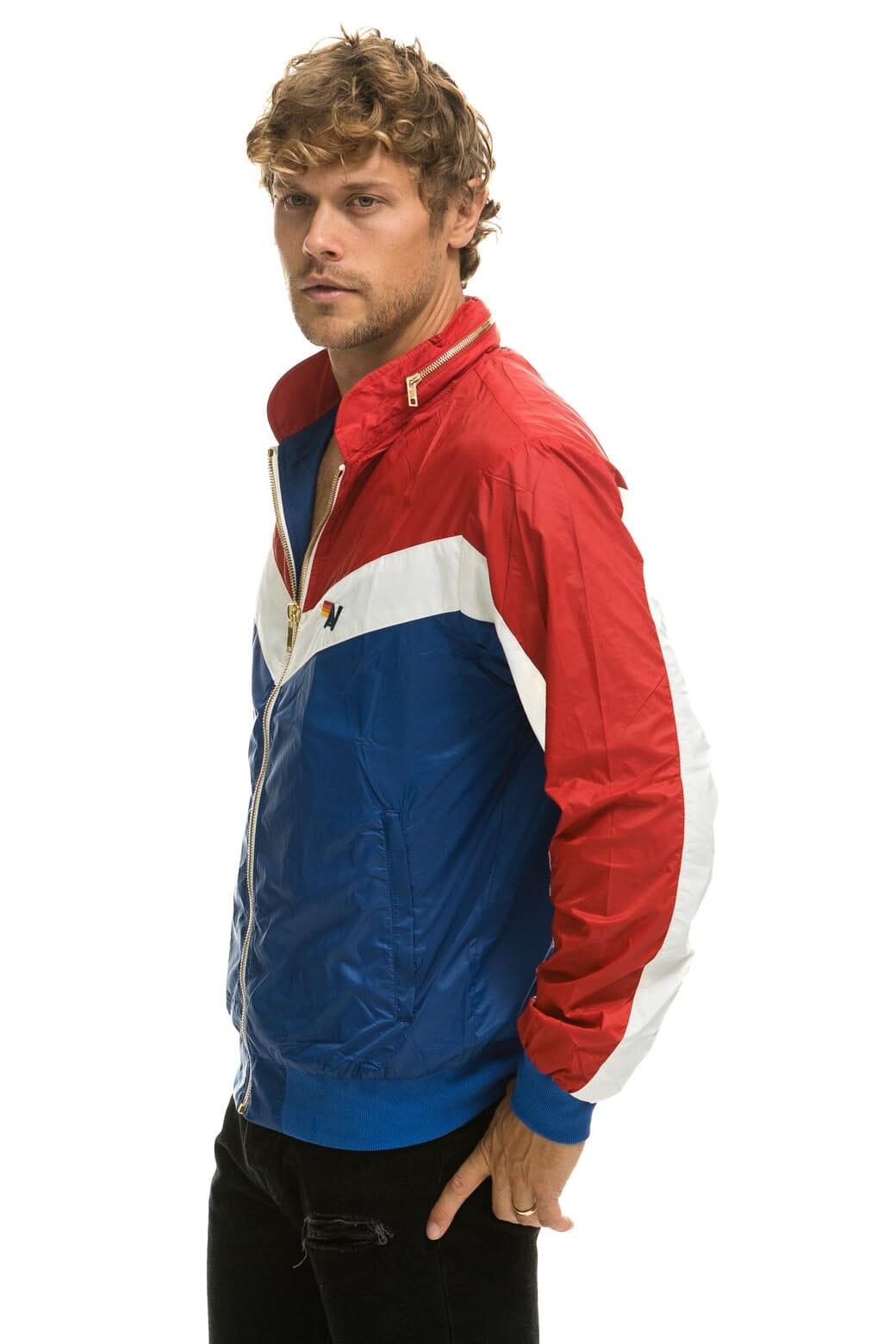 MEN'S WINDBREAKER JACKET - CLASSIC USA Male Product Image