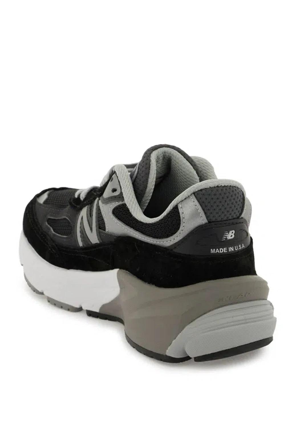 NEW BALANCE Printed Suede Mesh Sneakers With Cushioned Sole In White Product Image