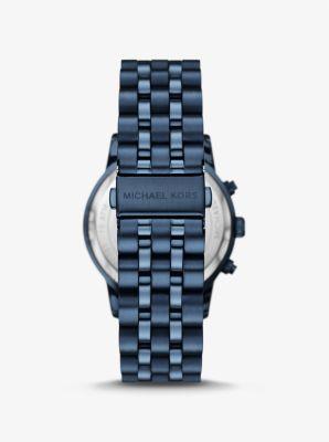 Oversized Hutton Navy-Tone Watch Product Image