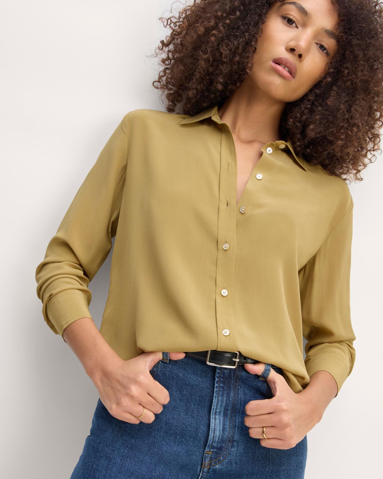 The Must-Have Shirt in Washable Silk Product Image
