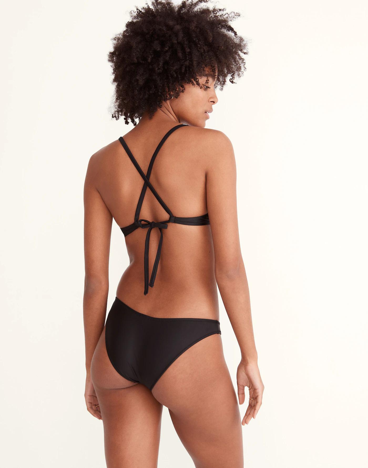 Madewell Second Wave Curved-Waist Bikini Bottom Product Image