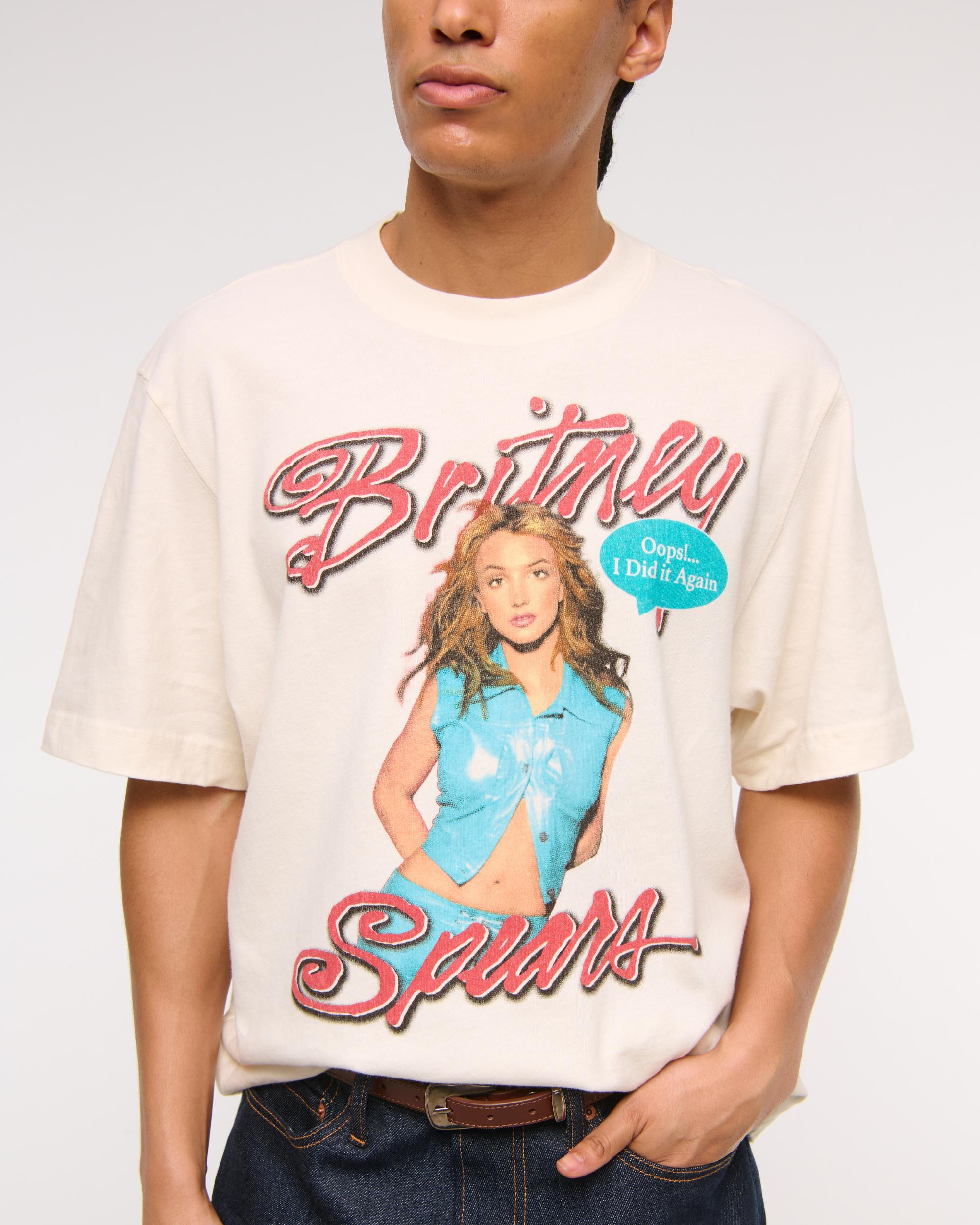 Cropped Britney Spears Graphic Tee Product Image