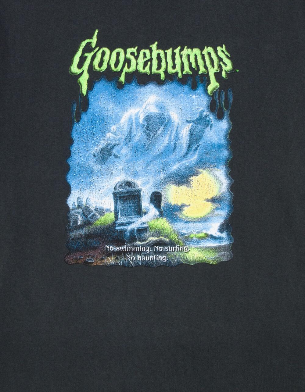 GOOSEBUMPS Ghosts Mens Boxy Tee - BLACK Product Image