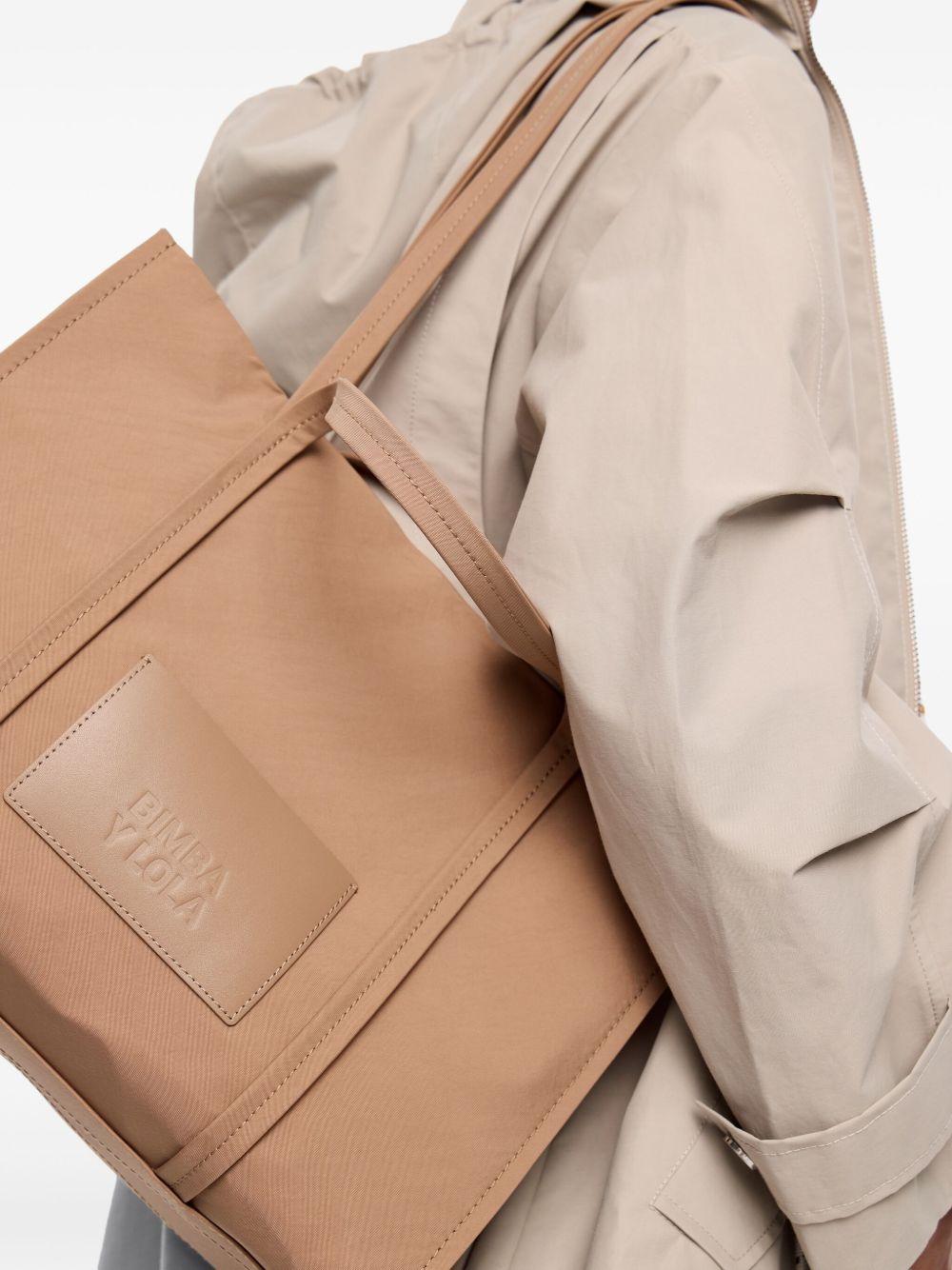 large leather tote bag Product Image