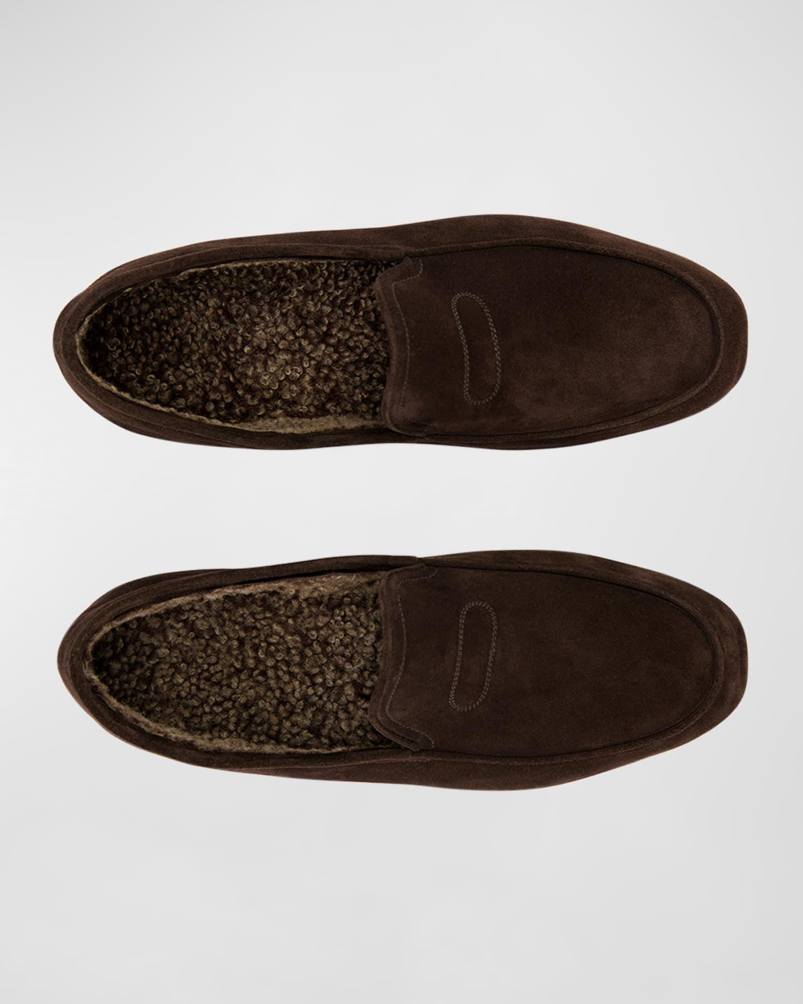 Men's Kingston Suede Smoking Loafer Slippers Product Image