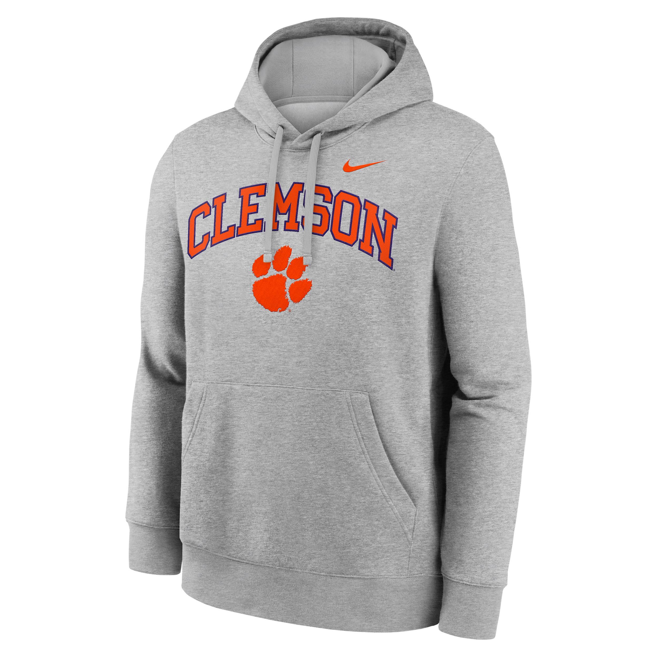 Clemson Arch Nike Mens College Pullover Hoodie | NKDK06GCLN-Y48 Product Image