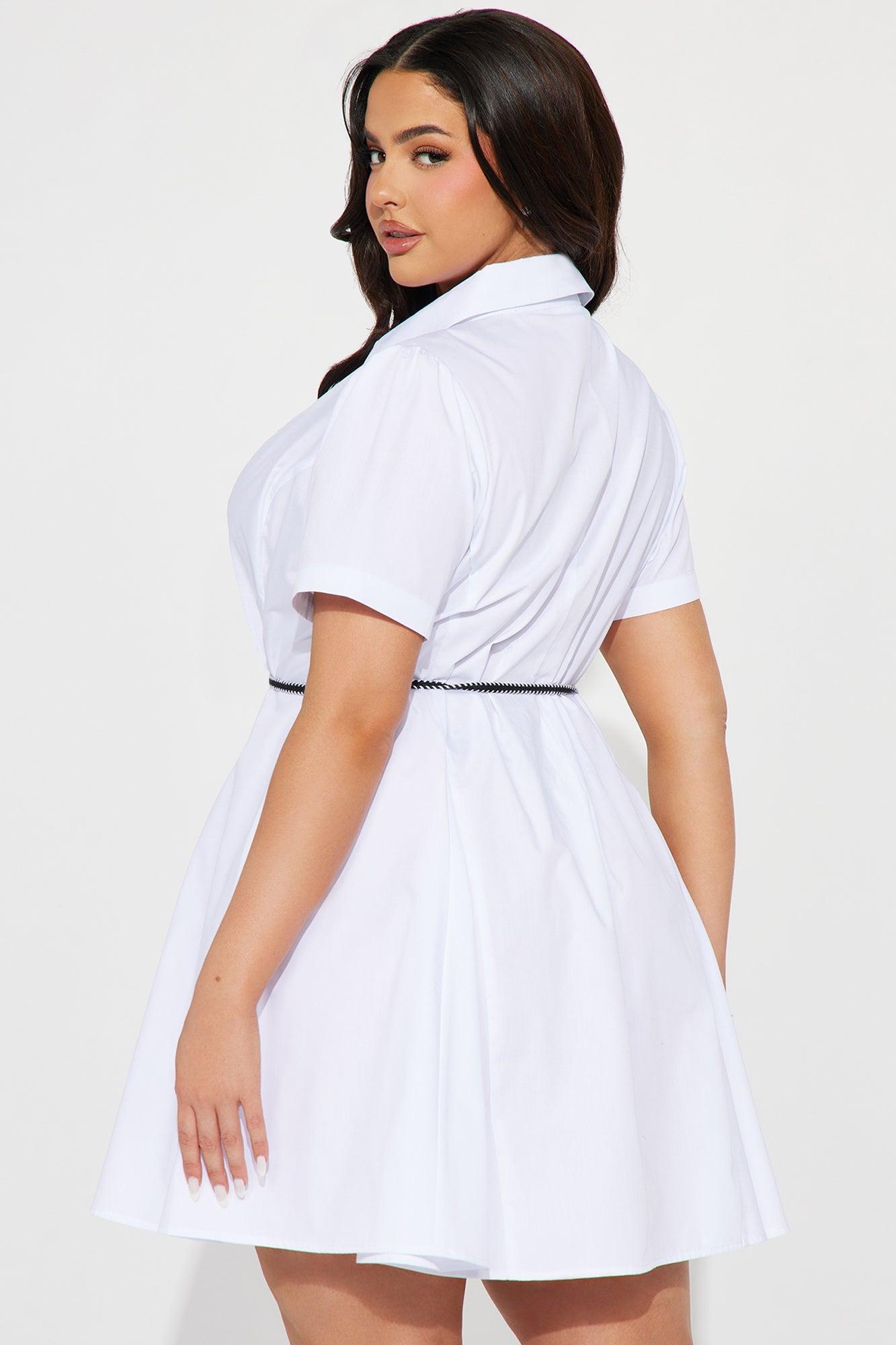 Corinne Mini Dress - White Product Image