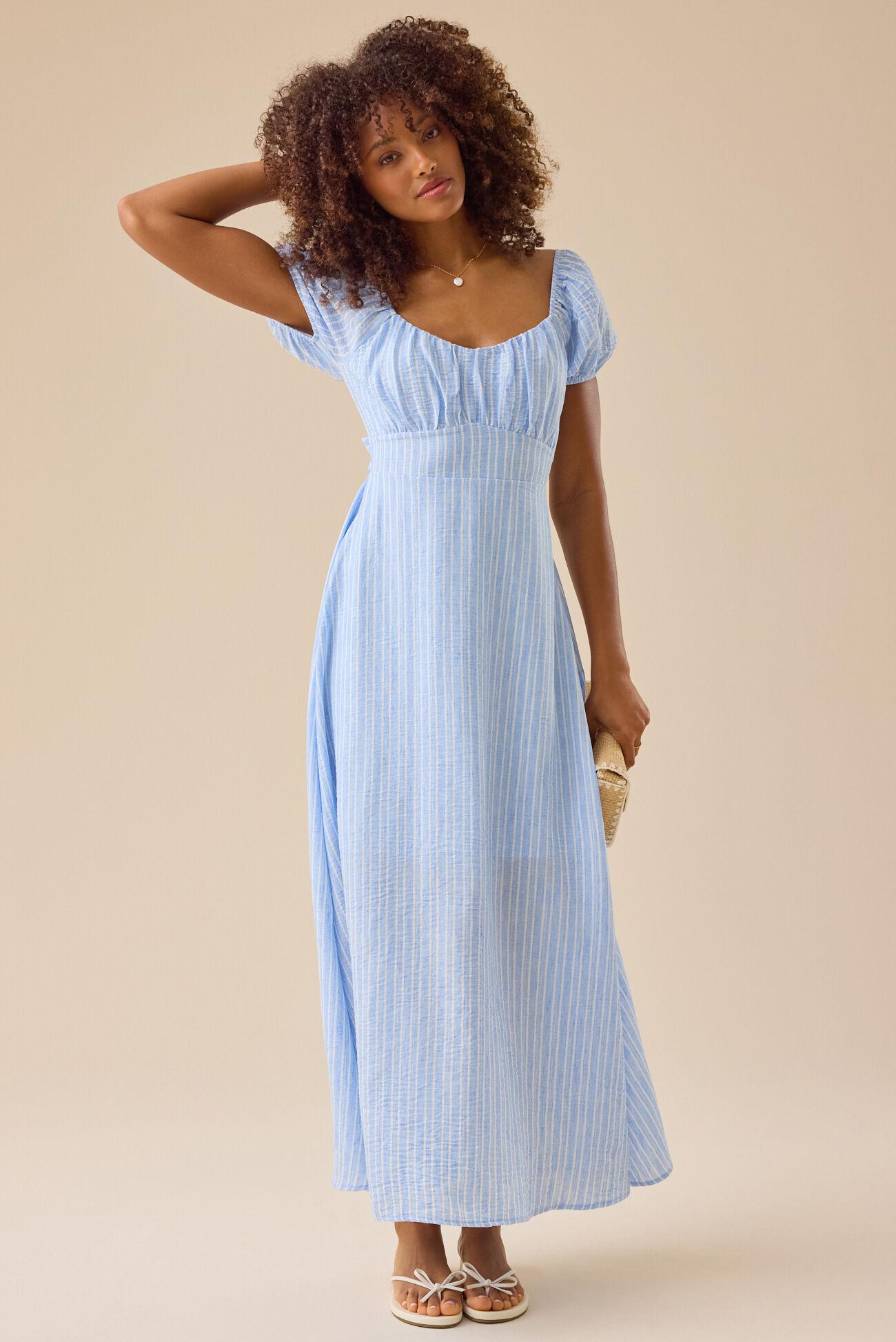 Everest Striped Maxi Dress Product Image