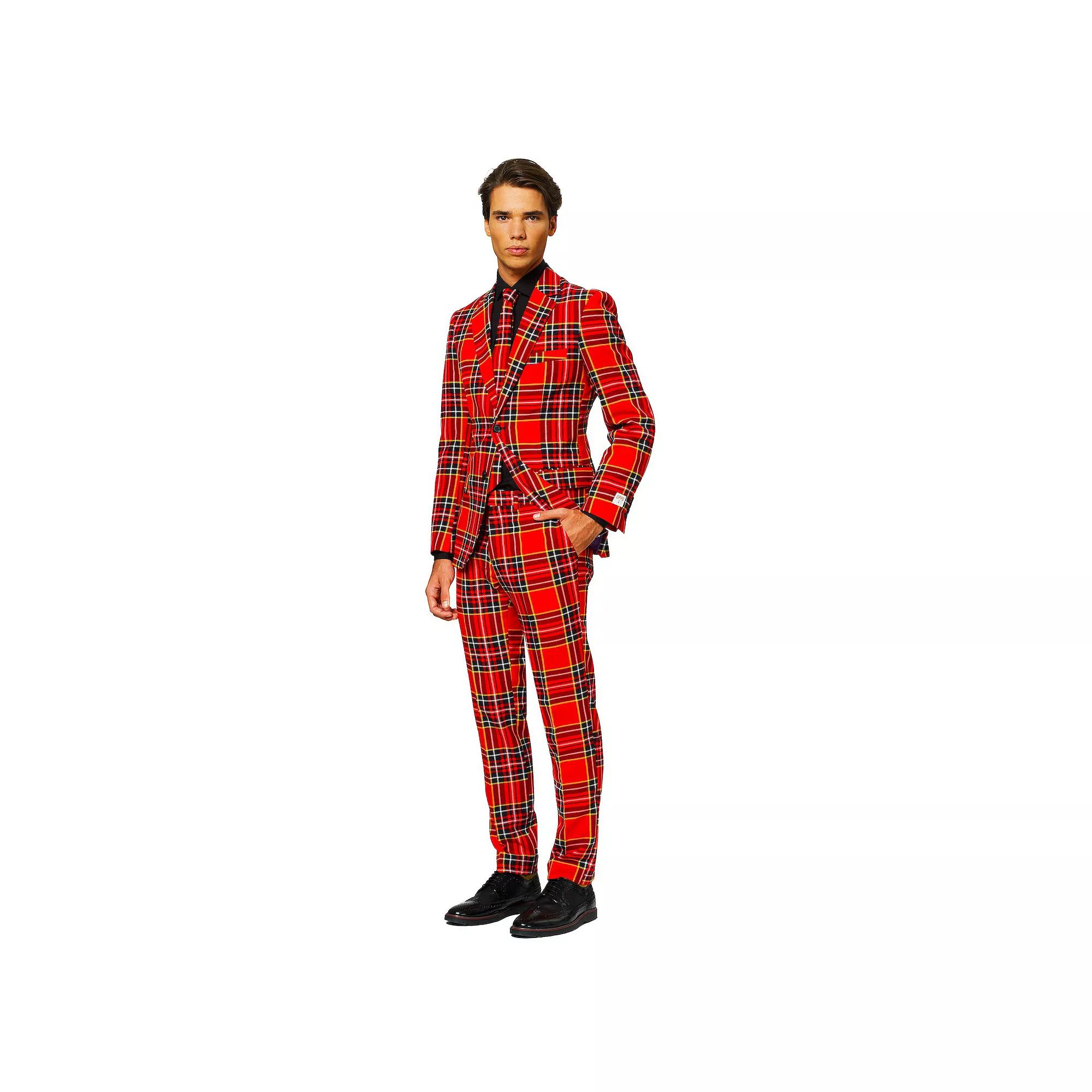 Men's OppoSuits Slim-Fit Novelty Suit & Tie Set,  Product Image