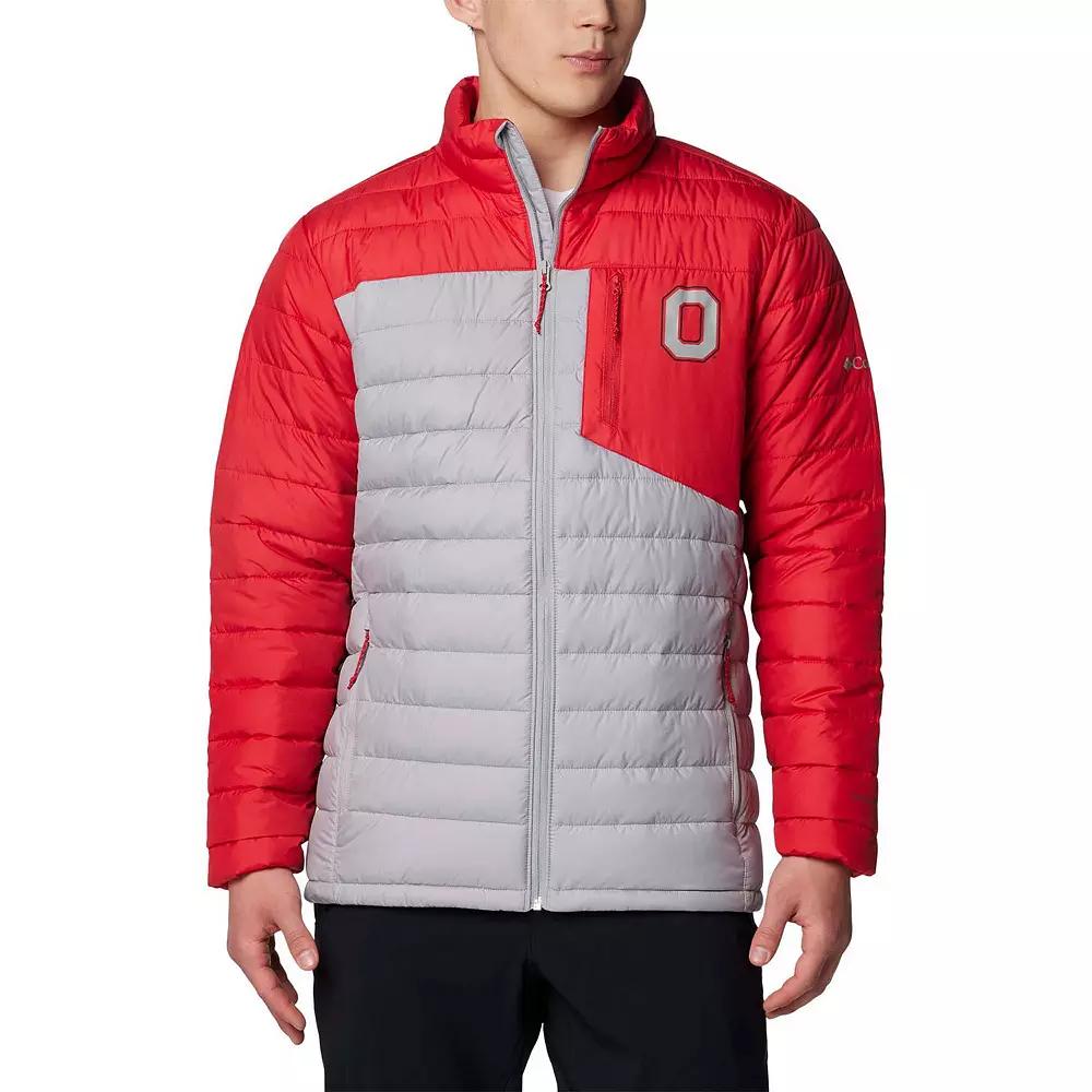 Men's Columbia  Gray Ohio State Buckeyes Double Blitz Omni-Heat Infinity Insulated Full-Zip Jacket, Size: Large, Grey Product Image