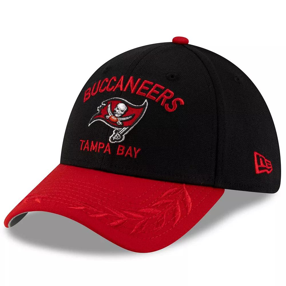 Men's New Era  Black/Red Tampa Bay Buccaneers 2025 NFL Draft 39THIRTY Flex Hat, Size: Large/XL Product Image