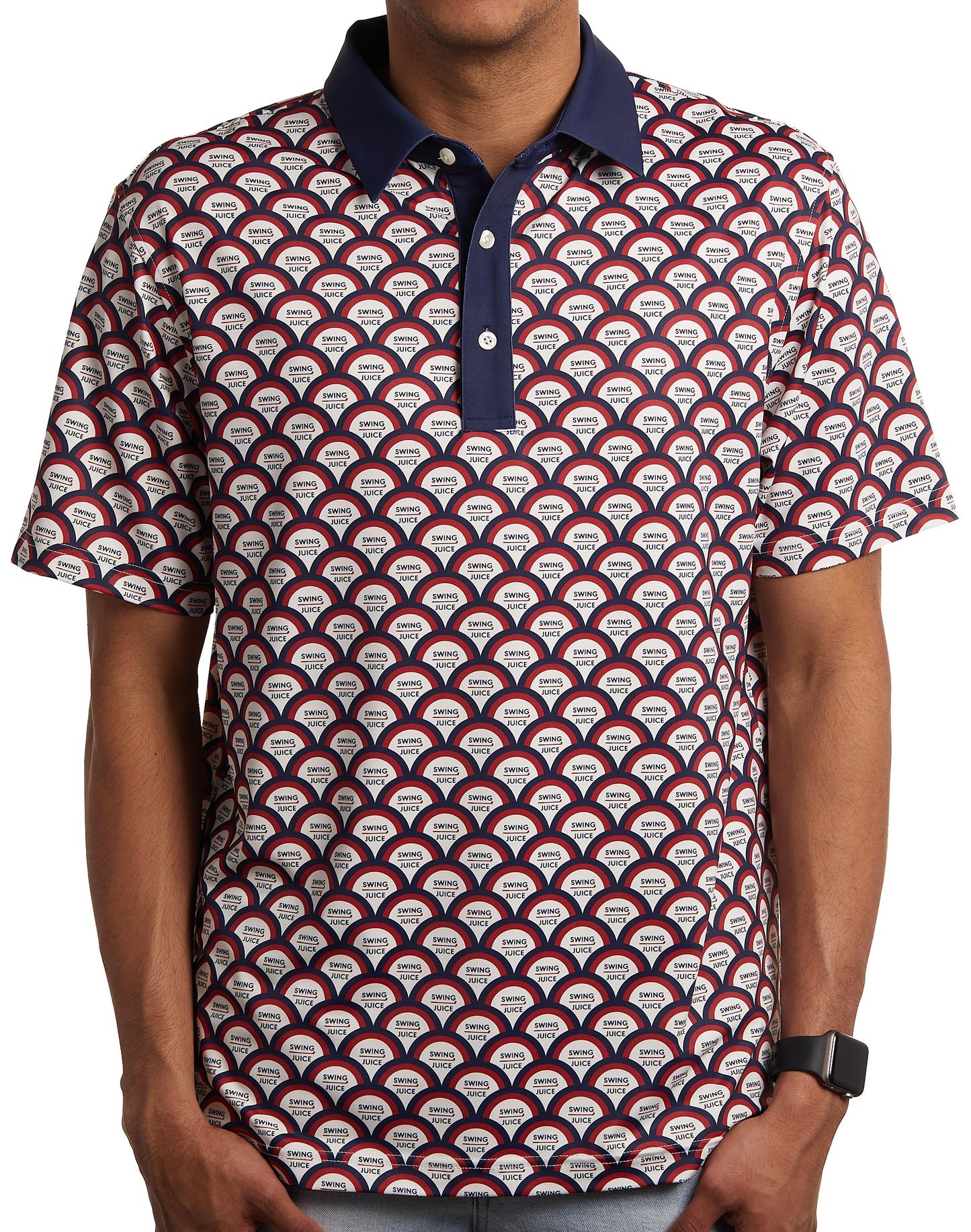 SwingJuice Golf American Mod Men's Polo Male Product Image