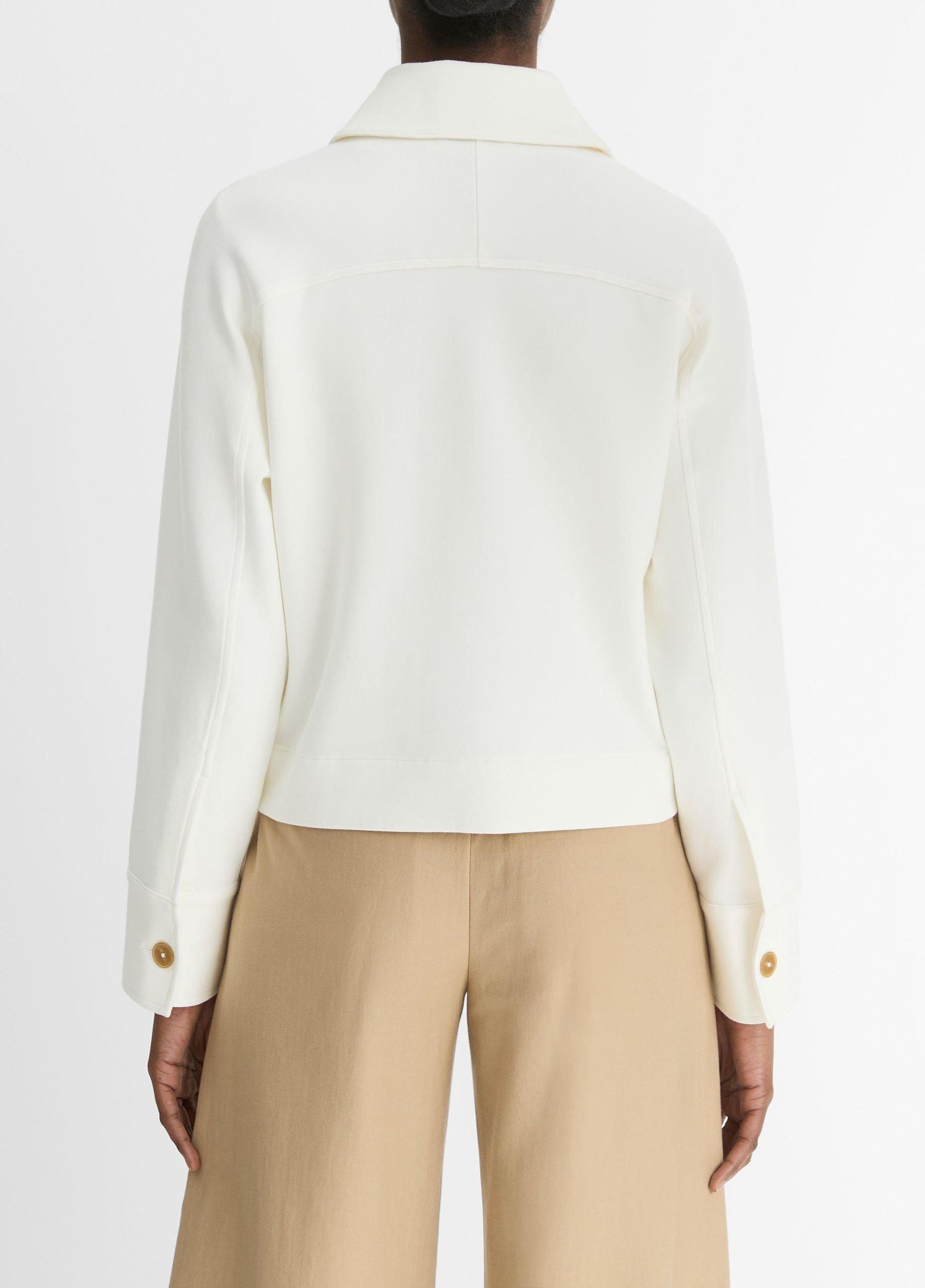 Cotton-Blend Shirt Jacket Product Image