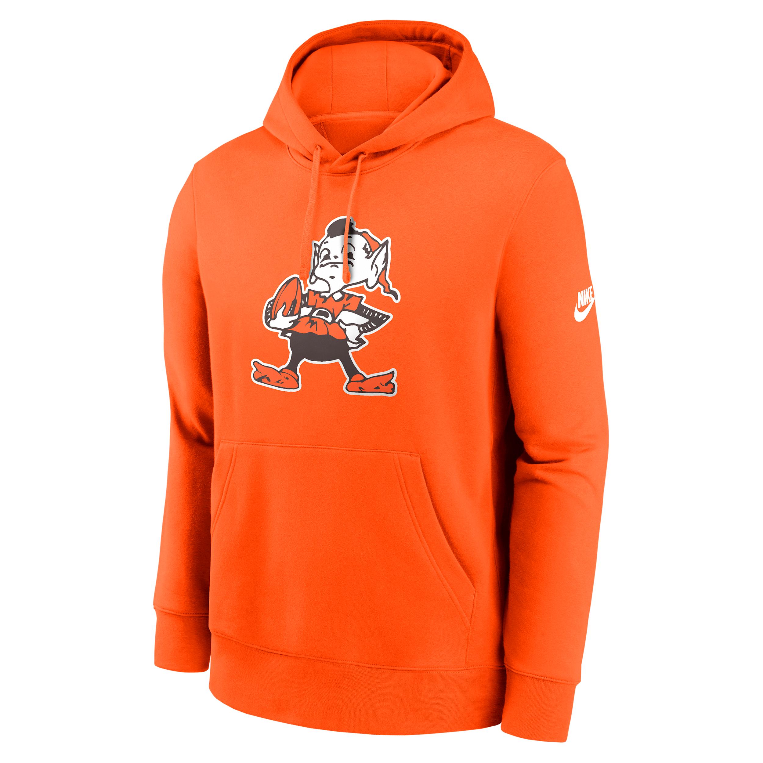 Cleveland Browns Club Logo Nike Mens NFL Pullover Hoodie | NKDK89N93V-N09 Product Image