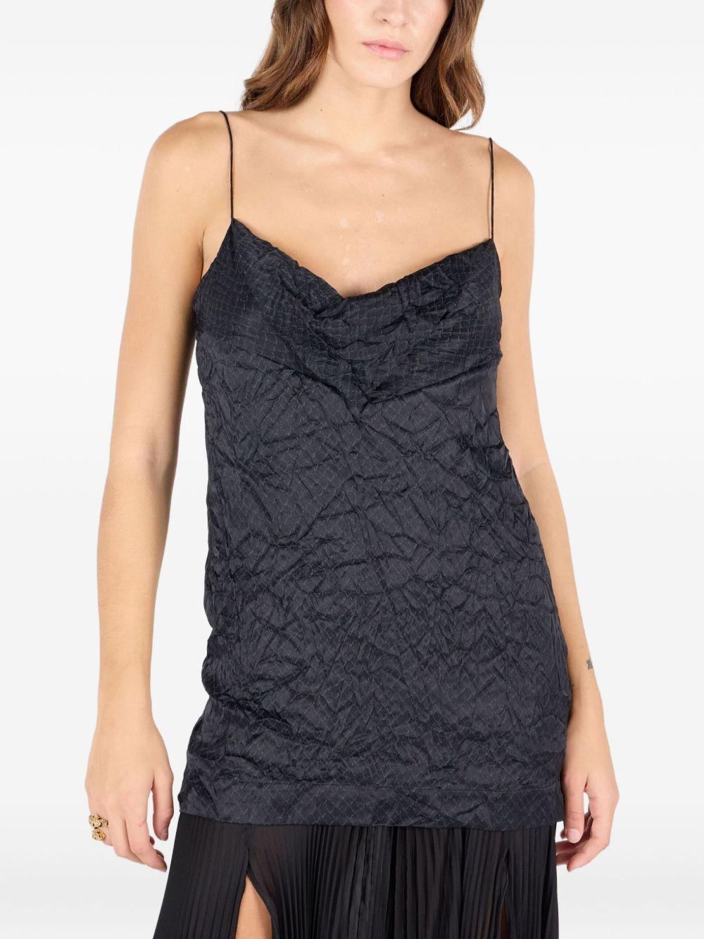 crinkle silk maxi dress Product Image