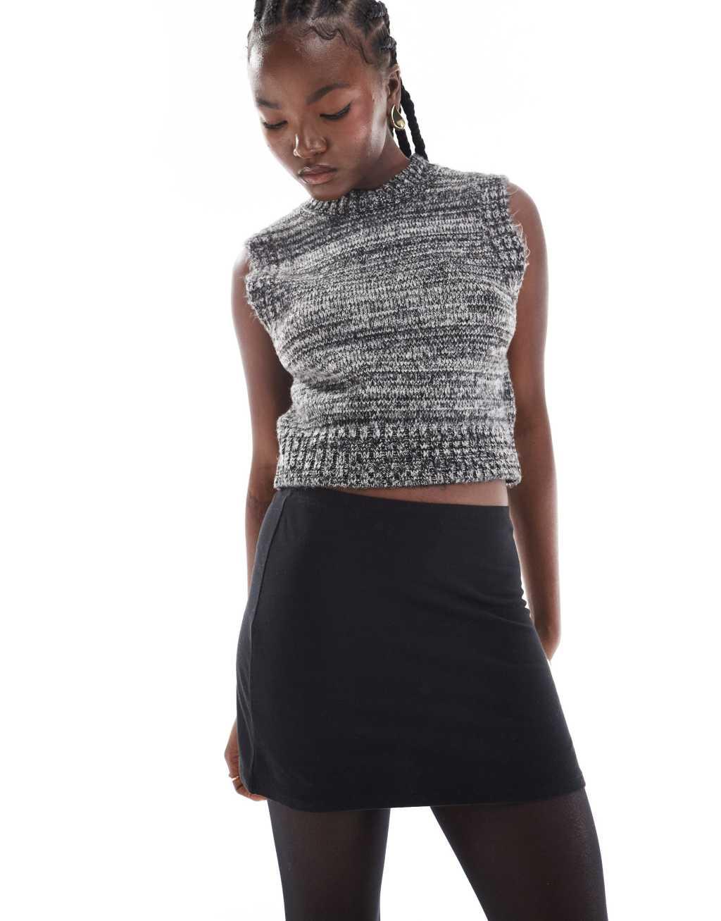 Cotton On bella mini skirt in black Product Image