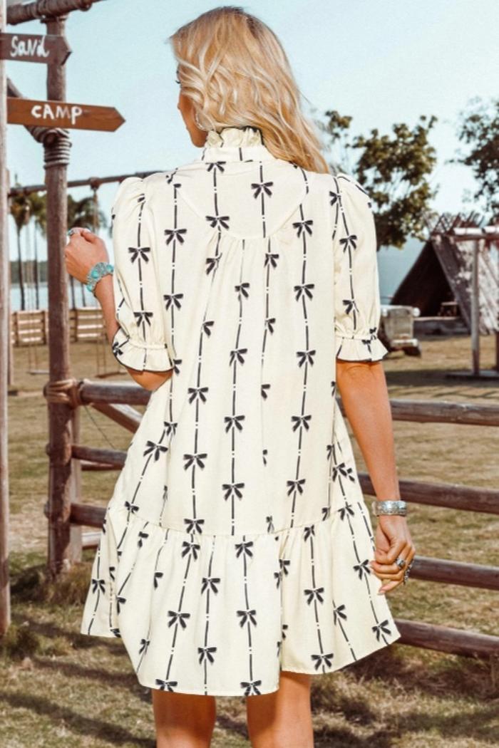 Cute Bowknot Dress Product Image