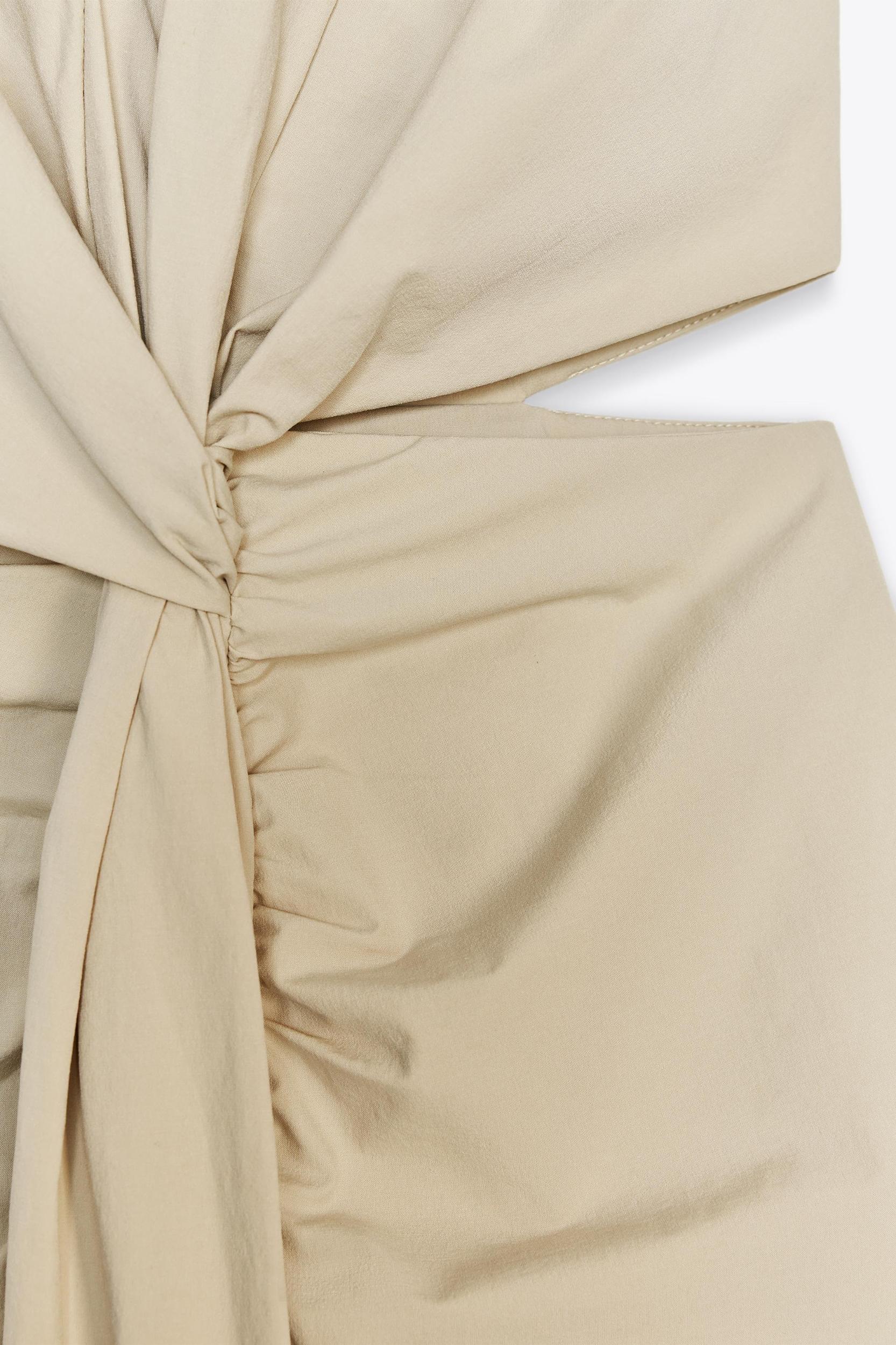 CUT OUT KNOT MIDI DRESS Product Image