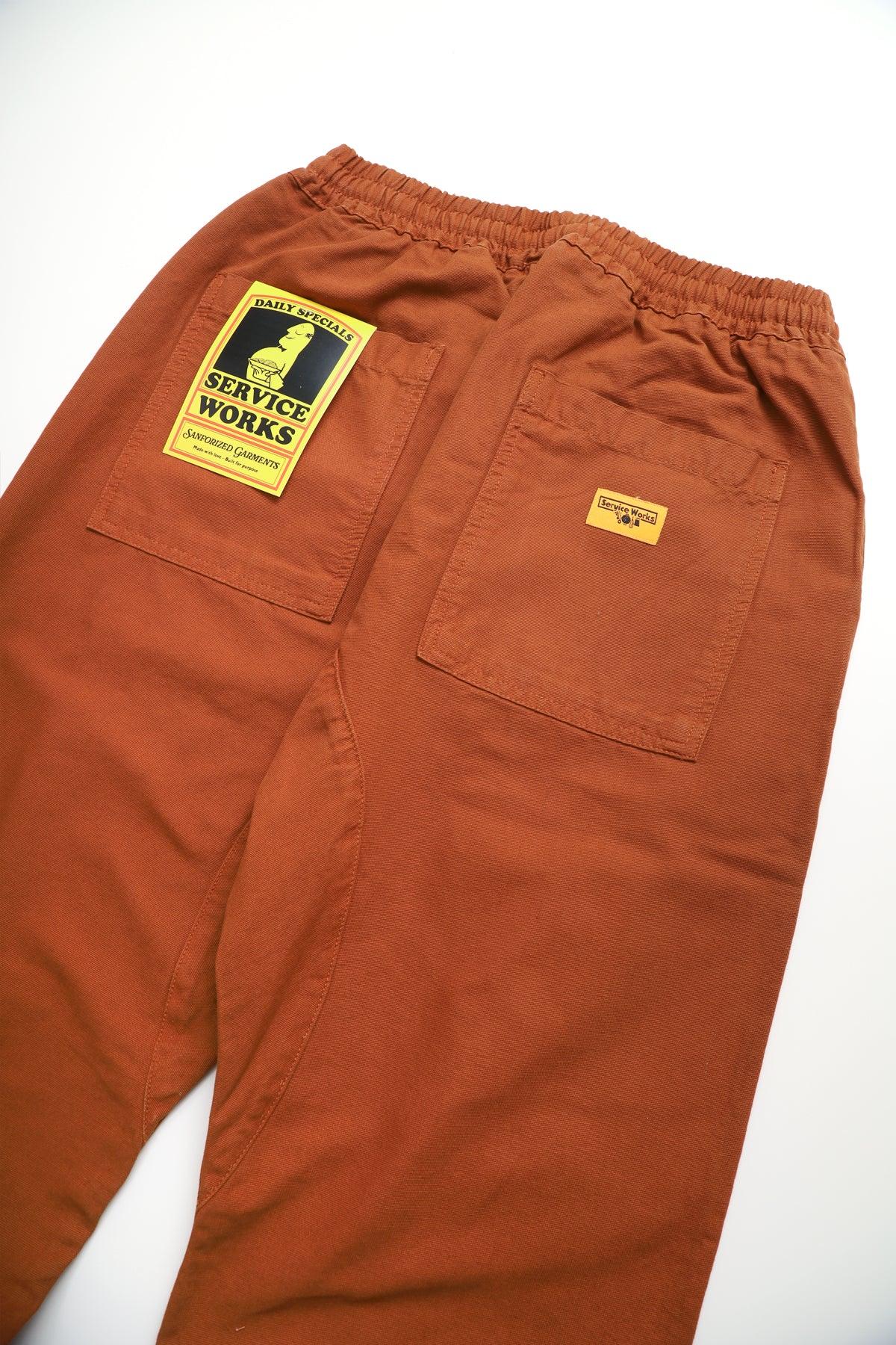 Service Works - Classic Chef Pants - Terracotta Product Image