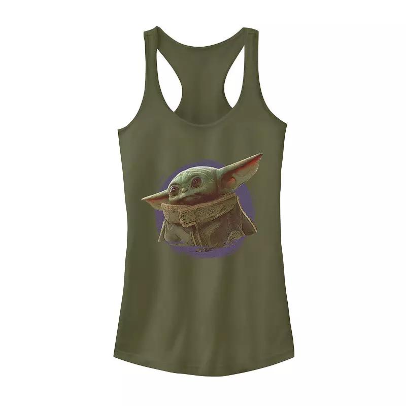 Juniors' Star Wars The Mandalorian The Child Purple Smoke Tank Top, Girl's,  Product Image