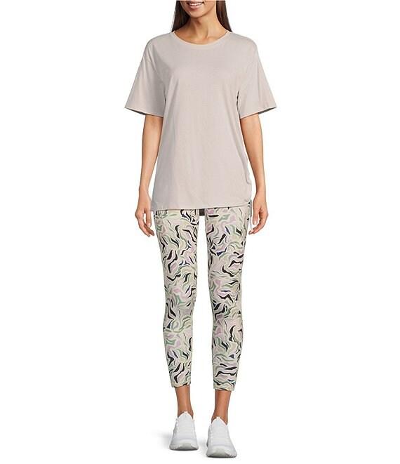 Kinesis High Rise Omega Print 7/8 Moisture Wicking Leggings Product Image