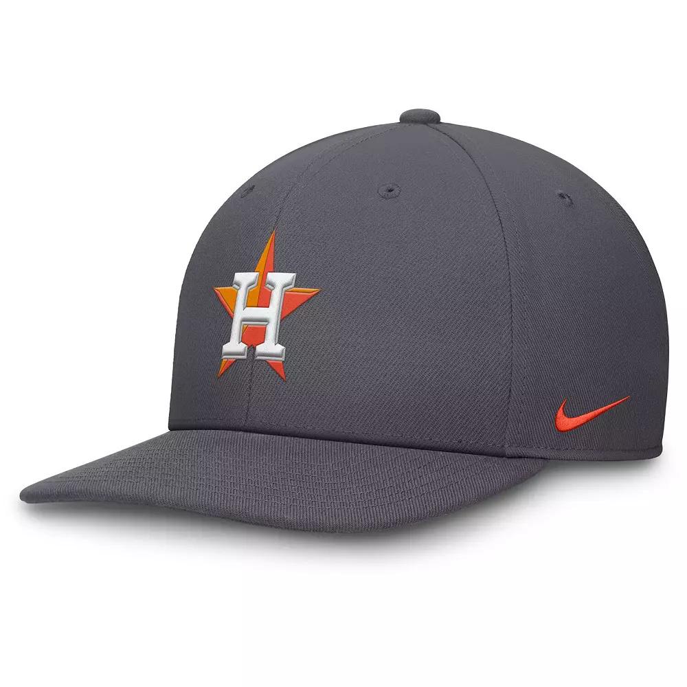 Men's Nike Gray Houston Astros Pro Performance Snapback Hat,  Product Image