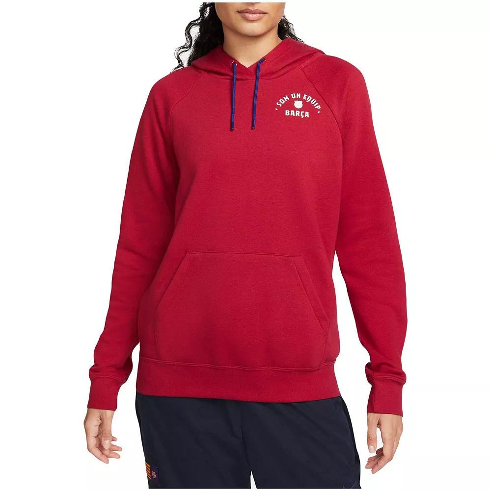 Women's Nike Red Barcelona Essential Pullover Hoodie,  Product Image