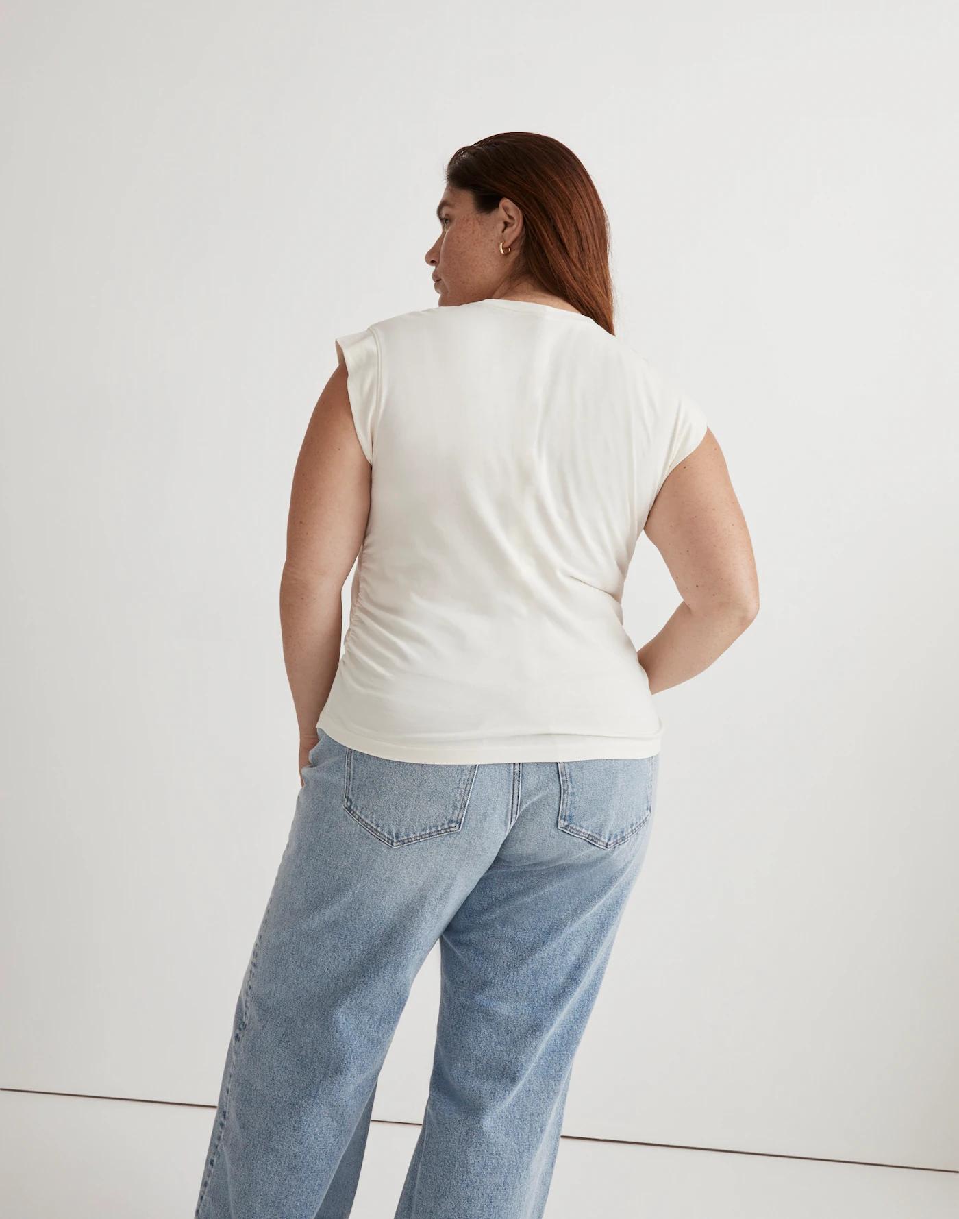 Plus Side-Cinch Muscle Tee Product Image