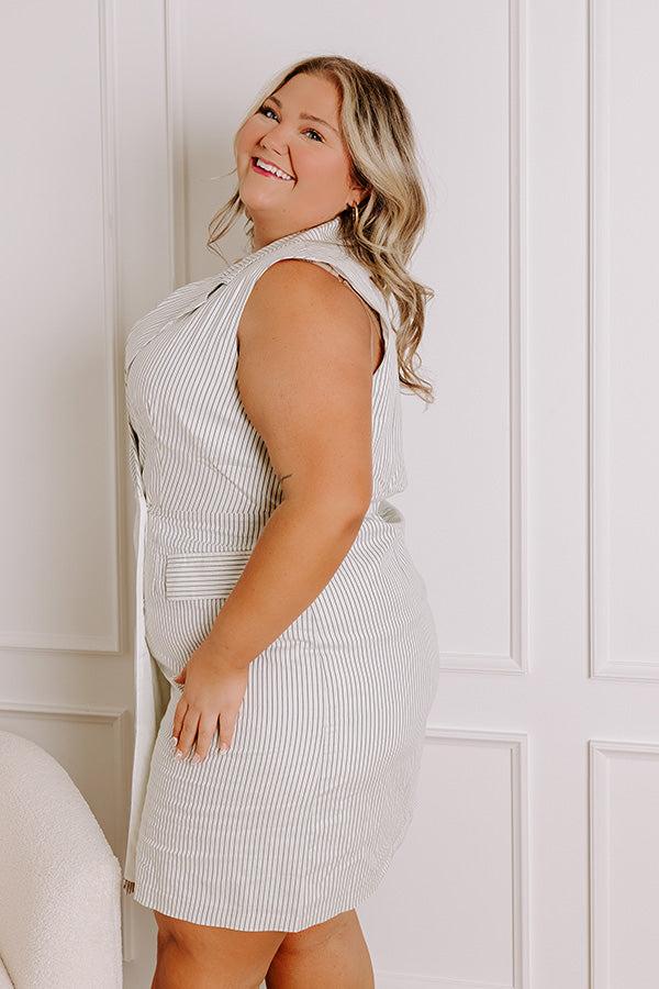 Country Club Chic Wrap Dress Curves Product Image