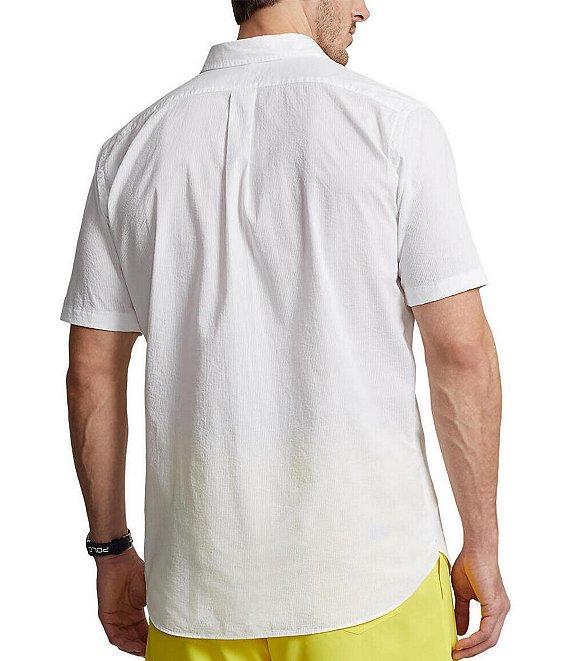Polo Ralph Lauren Big & Tall Seersucker Short Sleeve Woven Shirt Product Image