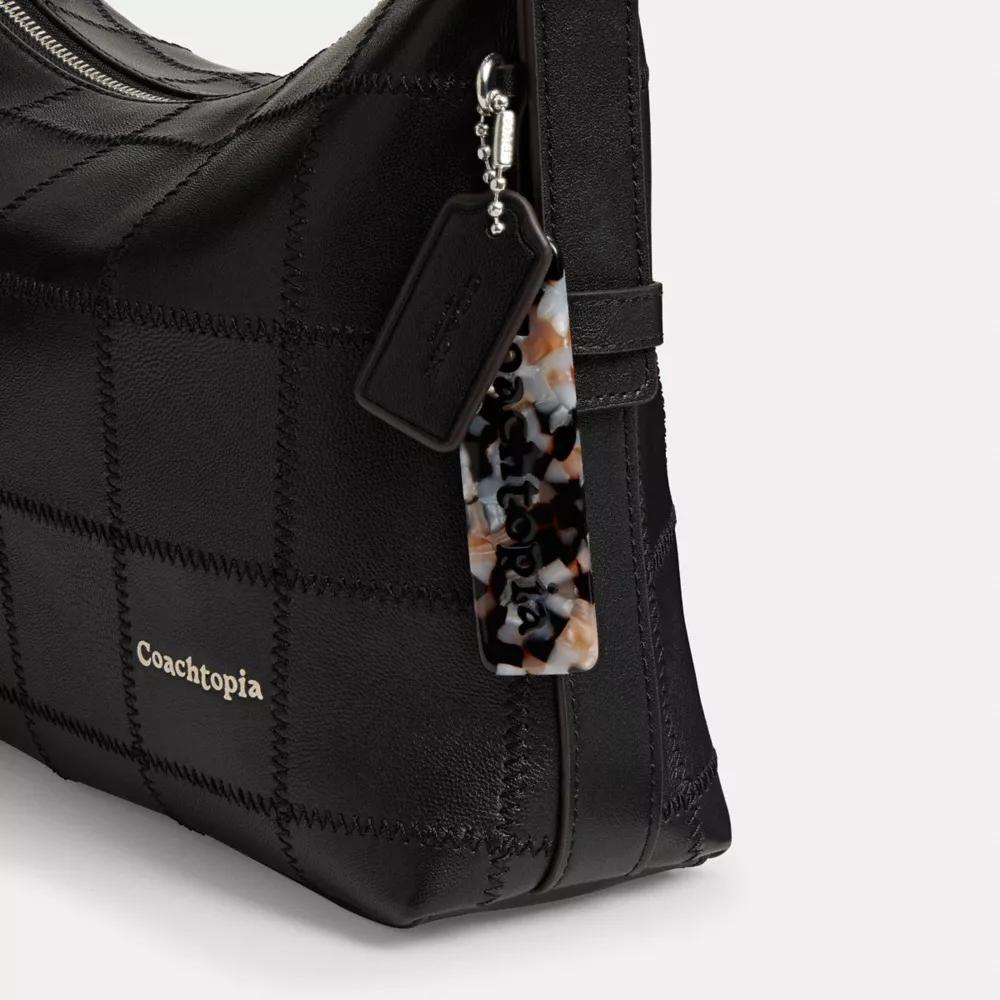 Alter/Ego Shoulder Bag In Checkerboard Upcrafted Leather Product Image