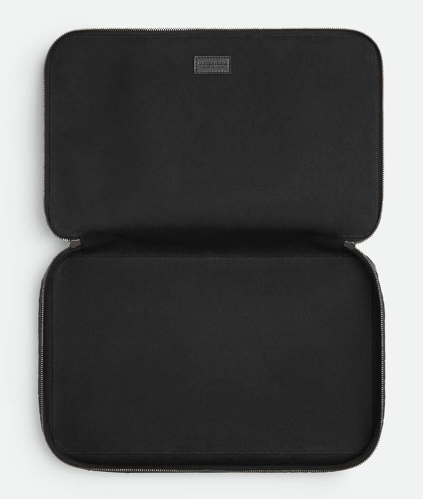 Men's Intrecciato Small Packing Cube in Black Product Image