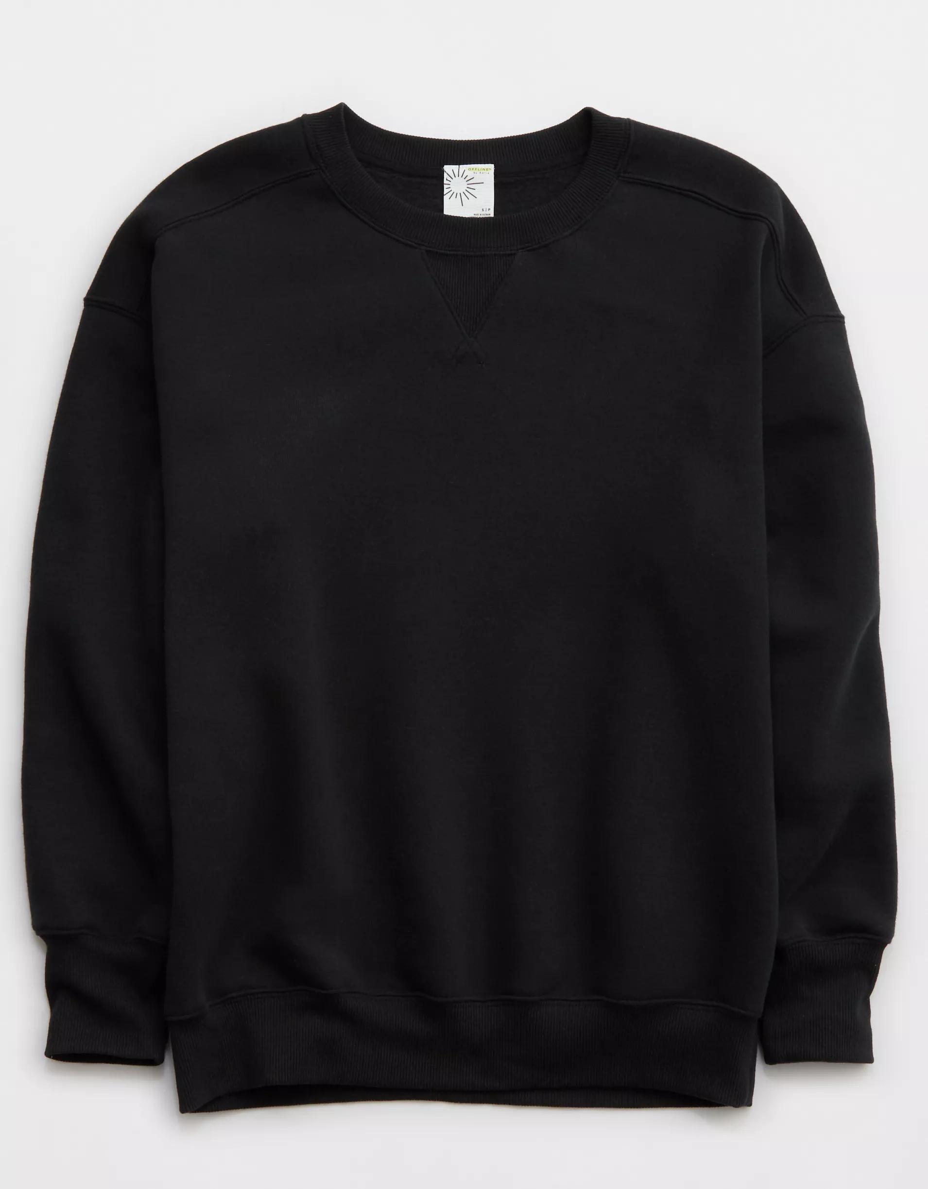 OFFLINE By Aerie Cloud Fleece Oversized Crewneck Product Image