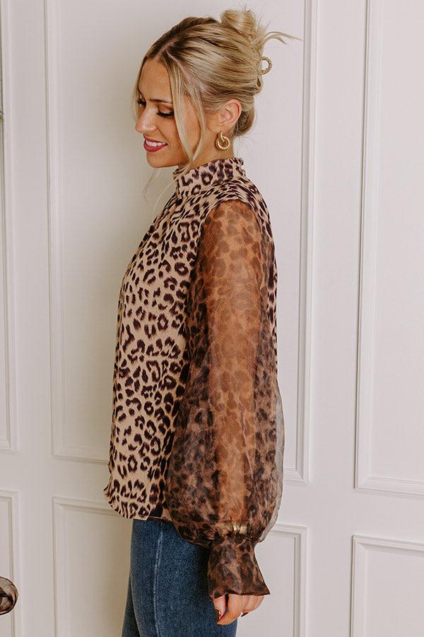 Paris Chic Leopard Top Product Image