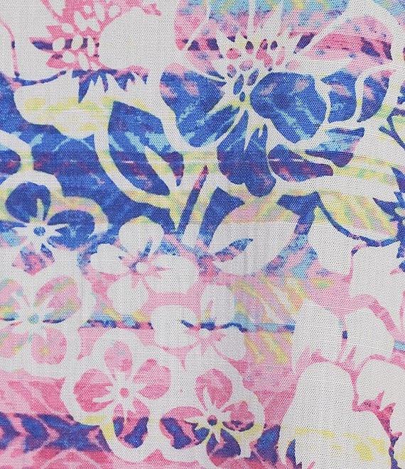 Allison Daley 3/4 Tie Sleeve Keyhole Neck Blouse Product Image