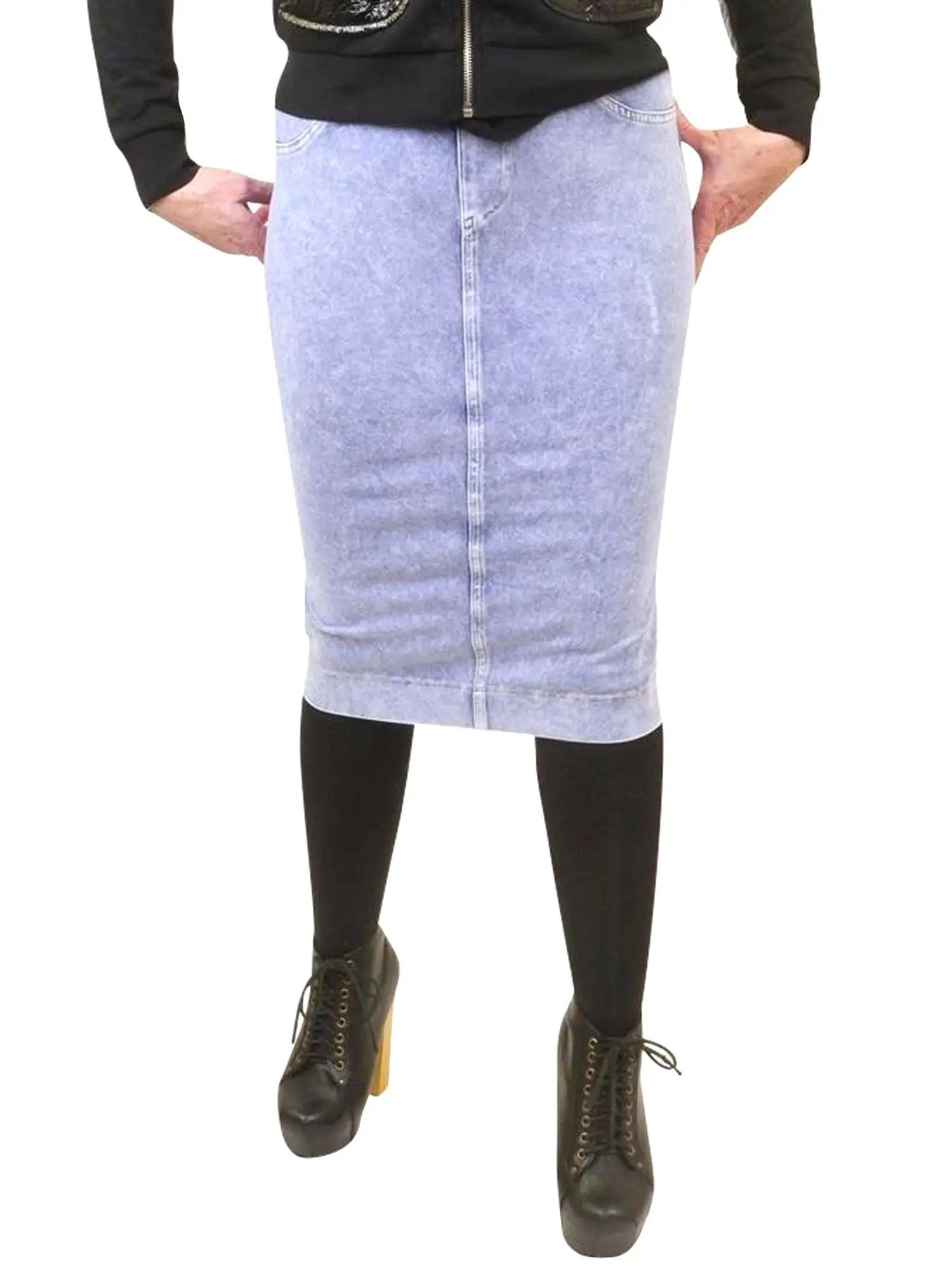 Hard Tail Jean Knee Skirt WJ-105 Product Image