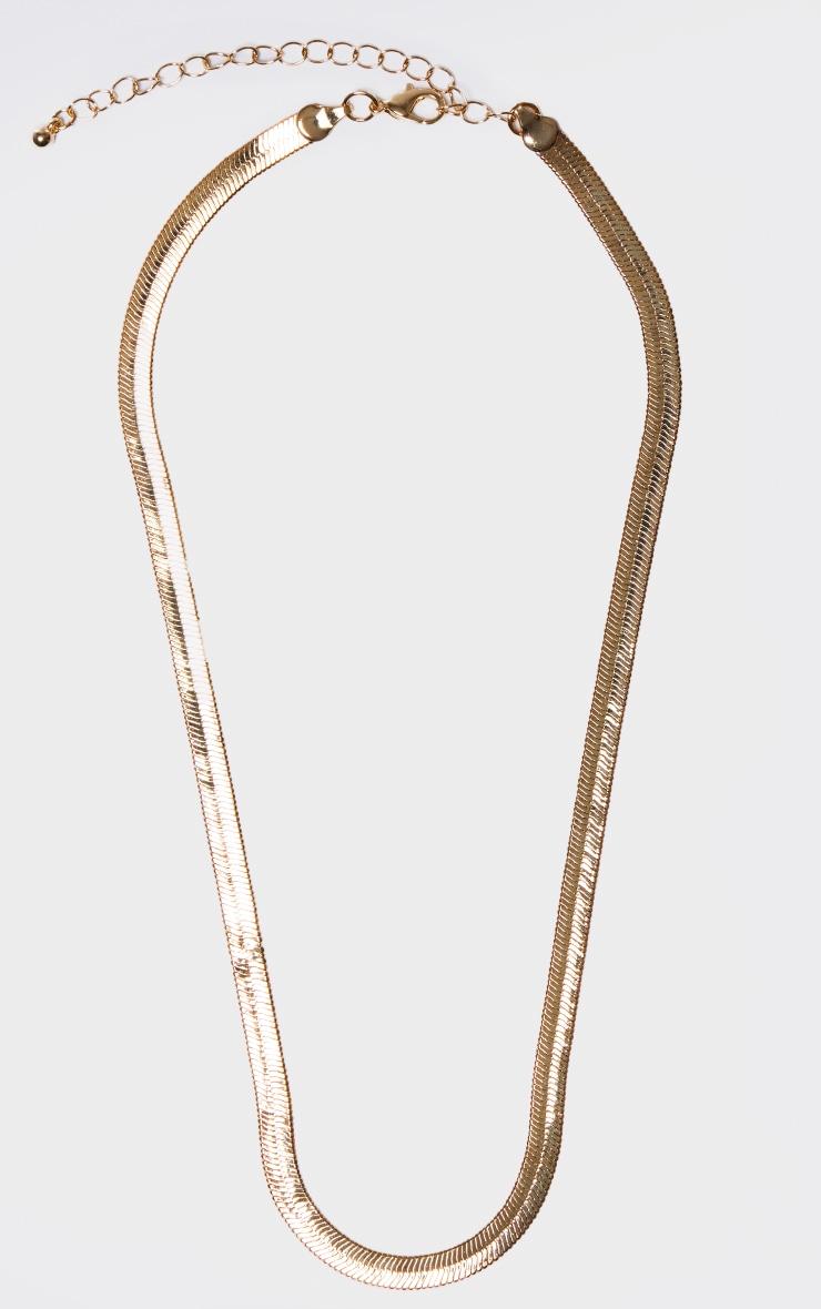 Gold Plated Snake Necklace Product Image