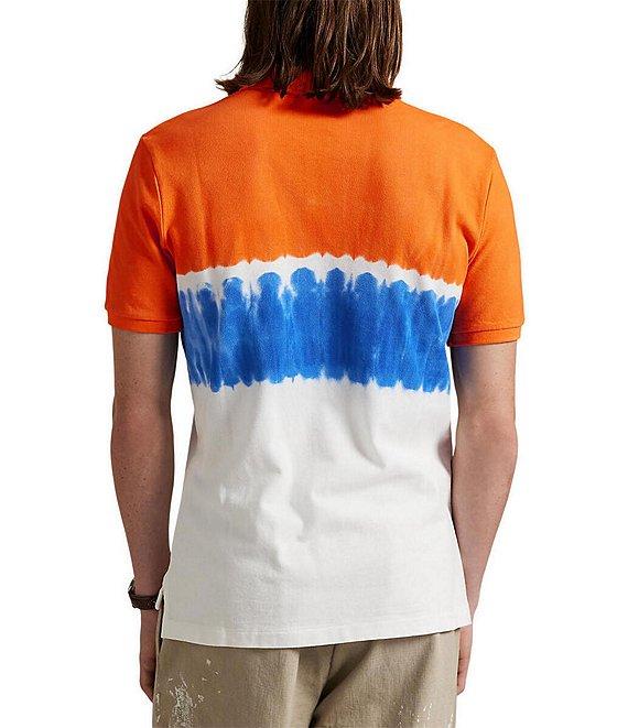 Polo Ralph Lauren Classic Fit Dip-Dyed Mesh Short Sleeve Polo Shirt Product Image