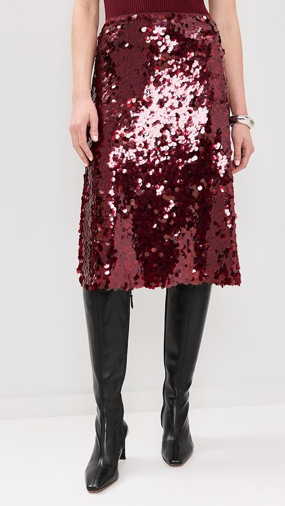 Vince Lucite Paillettes Skirt | Shopbop Product Image