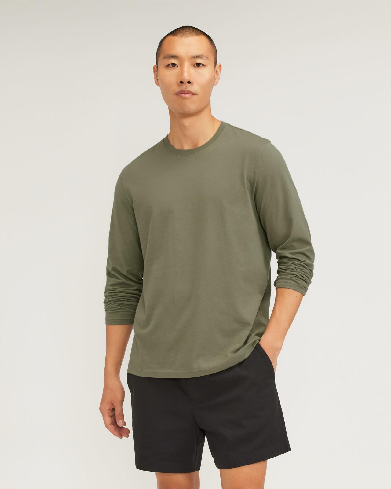The Essential Organic Long-Sleeve Tee Product Image