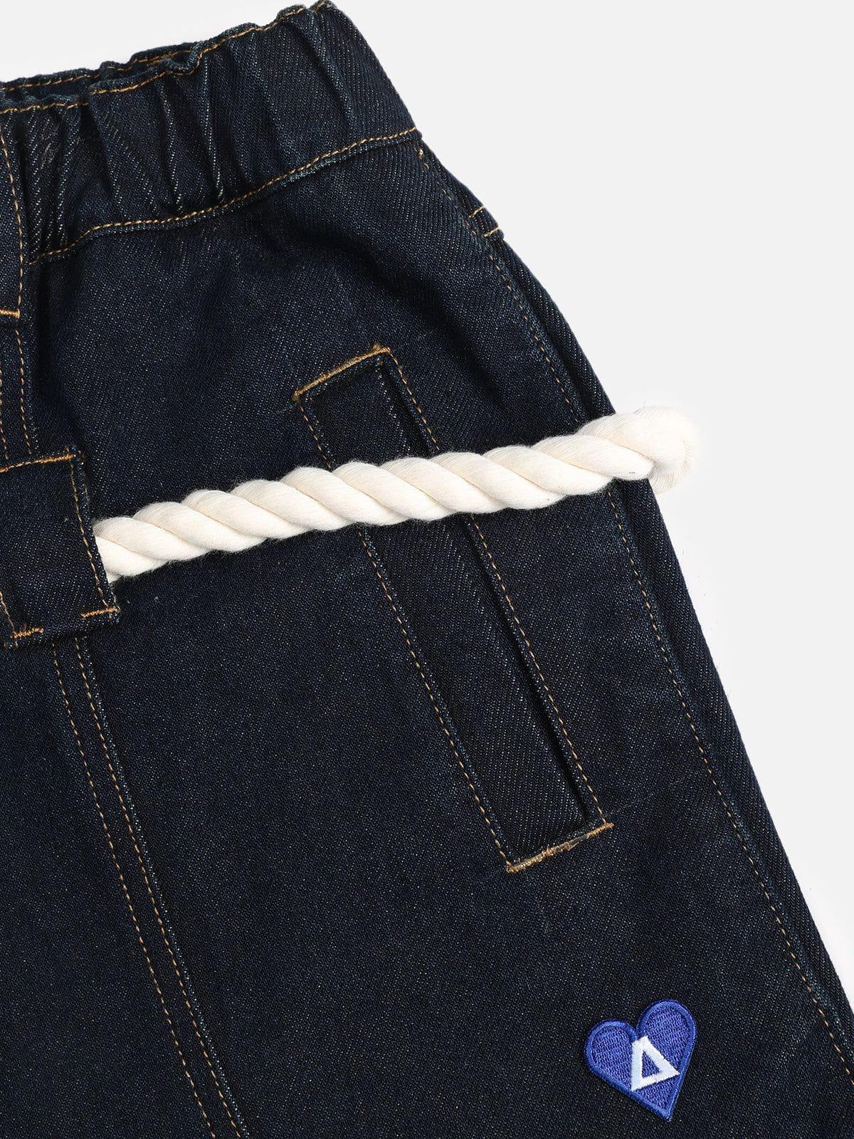 Aelfric Eden Drawstring Waist Super Baggy Jeans Product Image