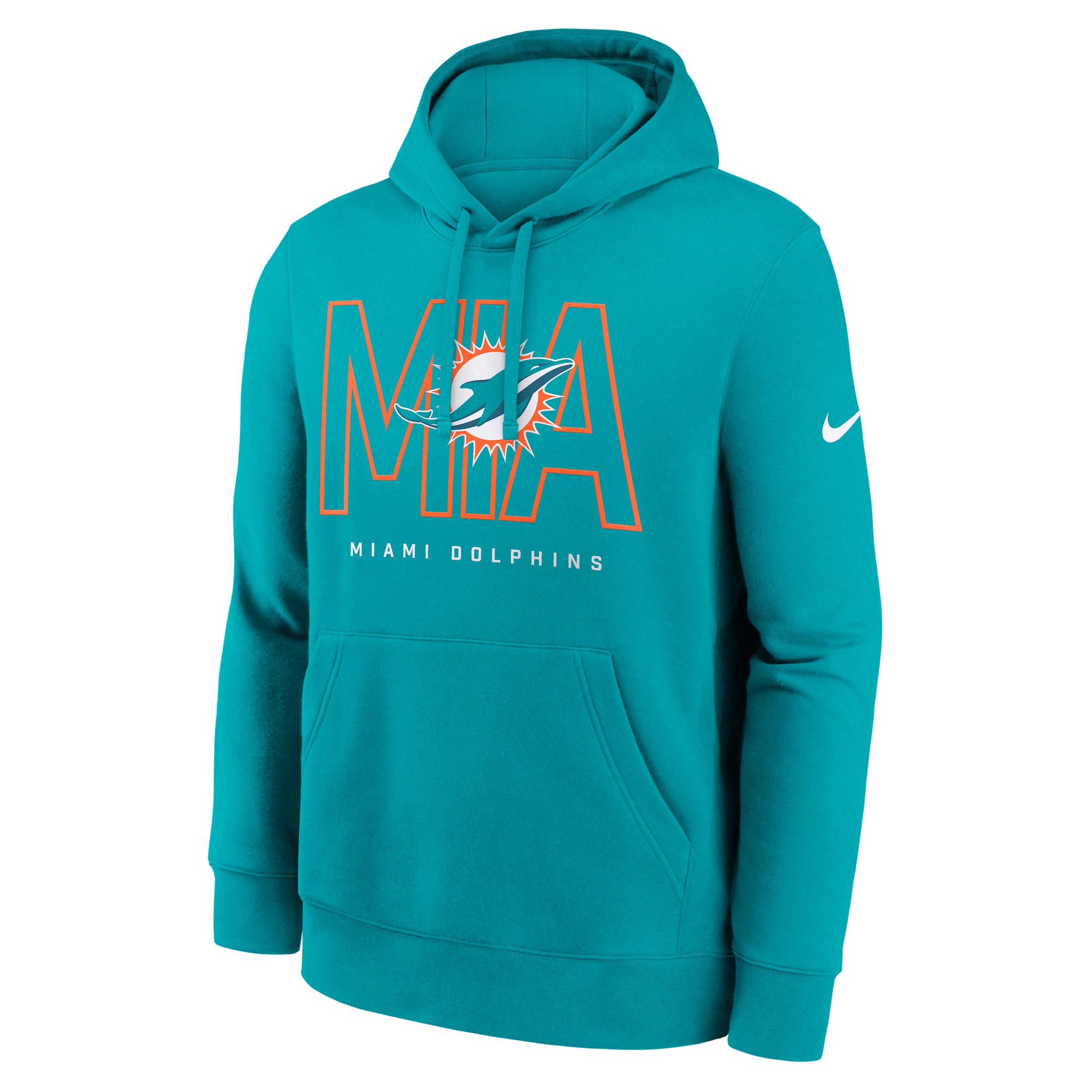 Miami Dolphins Busted Play Club Nike Men's NFL Pullover Hoodie Product Image