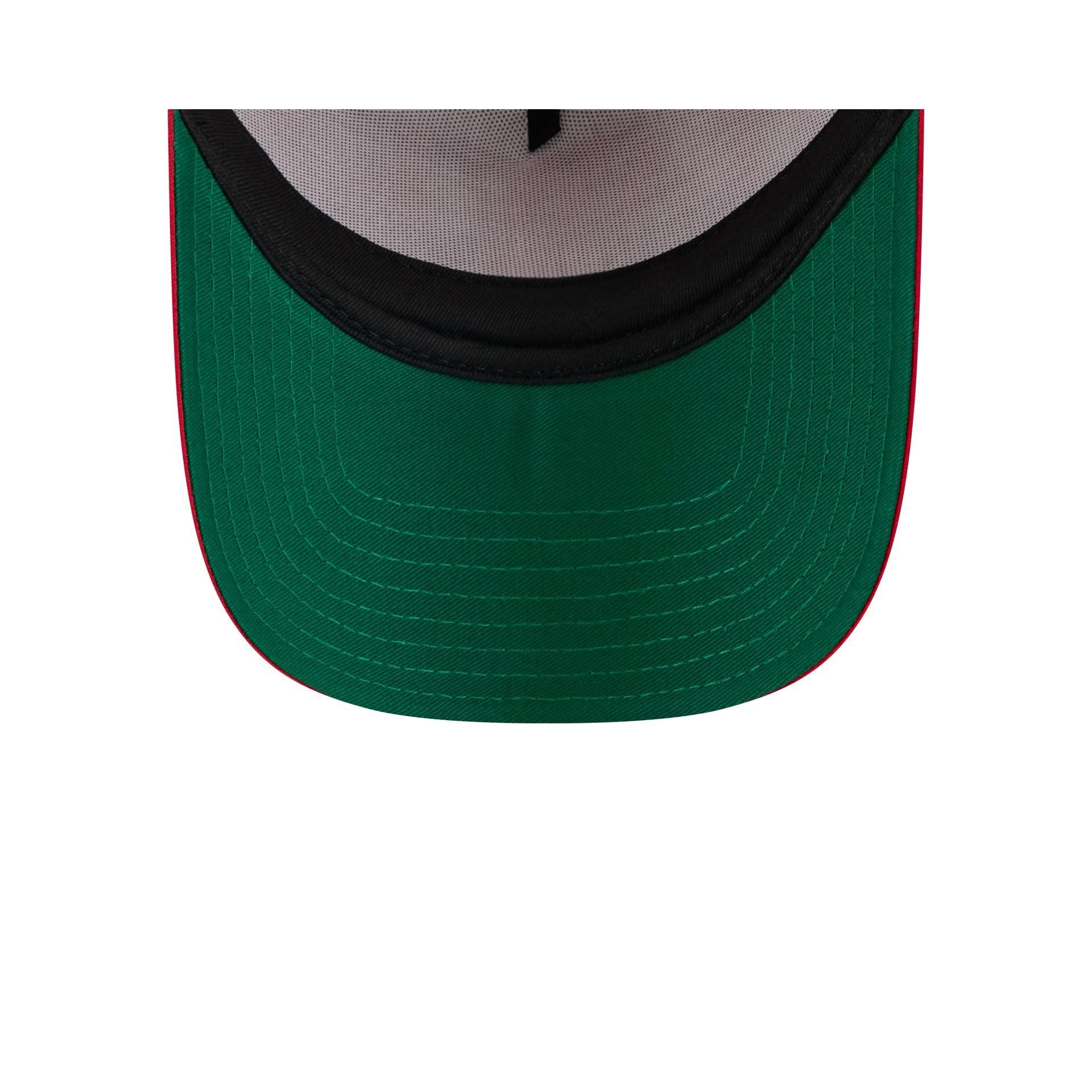 Atlanta Hawks Distressed 9FORTY A-Frame Trucker Hat Male Product Image