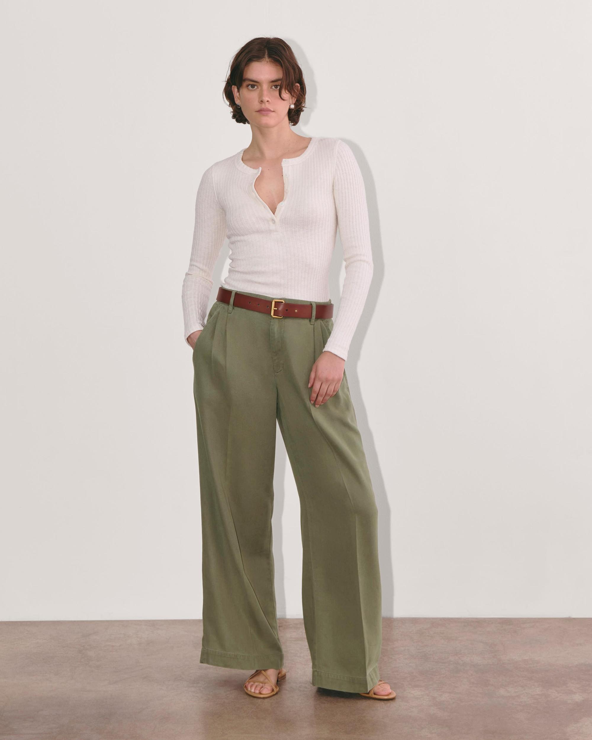 Womens Trouser in Buttersoft by Everlane Product Image
